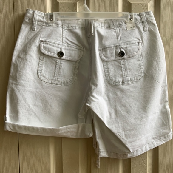 NWOT Jag Jean Womens White Adeline Shorts Sz 10 - Picture 5 of 7